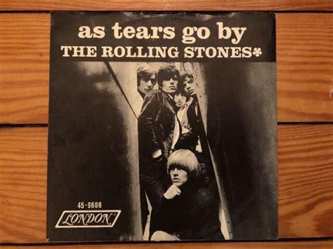 The Rolling Stones ‎ As Tears Go By 1965 London 45 Lon 9808 45 Sleeve
