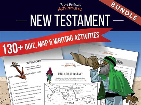 130 New Testament Quizzes And Activities Activity Book Bundle