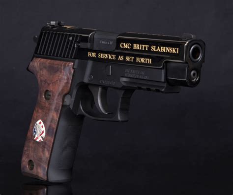Medal Of Honor Recipient Receives Commemorative MK Pistol From SIG Sauer