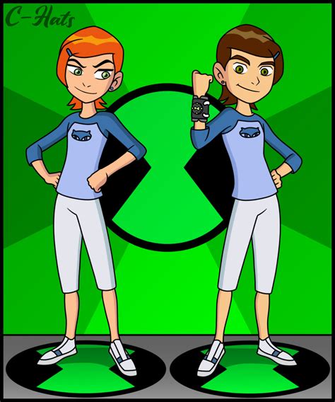 Ben 10 Ben And Gwen Together By C Hats On Deviantart