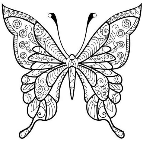 Mandalas Con Mariposas Para Colorear Pintadas Y A Color Butterfly