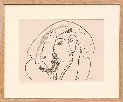 Henri Matisse Collotype 16 1943 On Velin Darches Edition 30 Copy