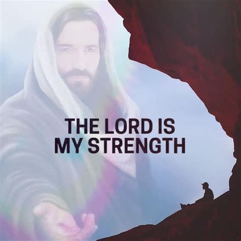 Jesus Lord Is My Strength Jesus Poster