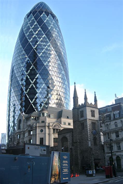 The Gherkin Building London 30 St Mary Axe Widely