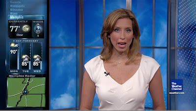 News Babes The Weather Channel S Weather Babe Stephanie Abrams