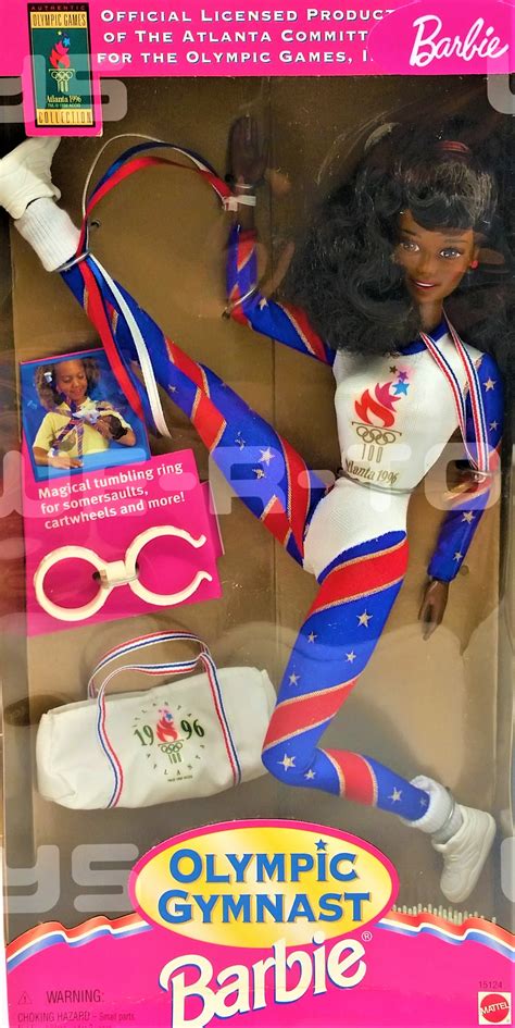 Barbie Olympic Gymnast Doll African American 1996 Atlanta Olympics