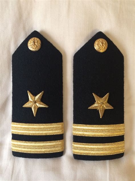 Us Navy Hard Shoulder Boards Lieutenant Line Military Insignia