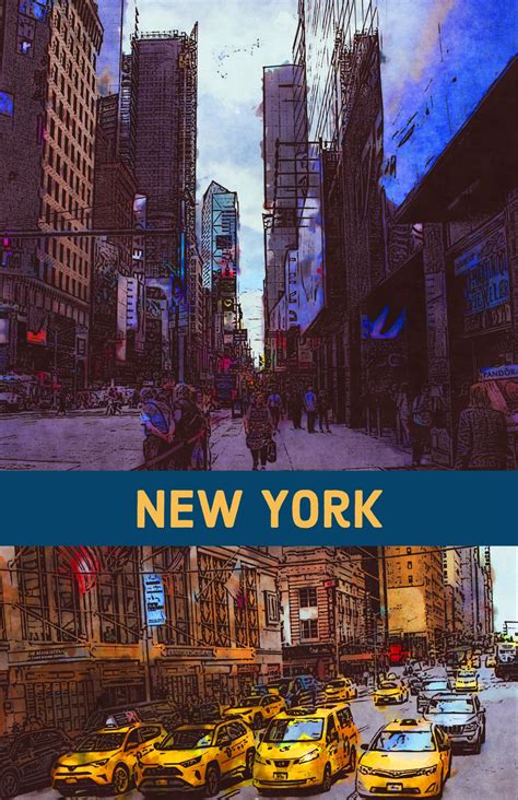 New York Travel Poster Free Stock Photo Public Domain Pictures