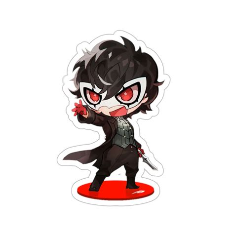 Chibi Ren Amamiya Persona 5 Waterproof Sticker Jrpg Gaming Etsy