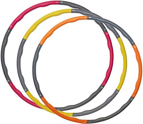 Physioworld Weighted Hula Hoops Pack Of 3 12kg 15kg 21kg