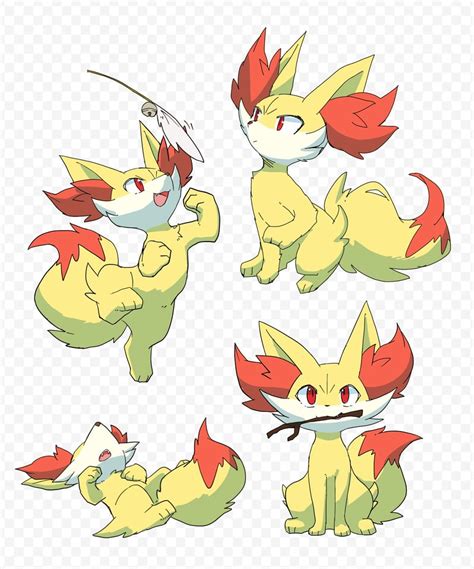 Fennekin Pokemon Drawn By Sukasshu Mroooo Danbooru