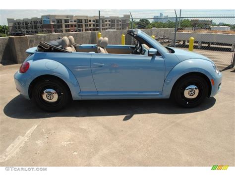 2013 Denim Blue Volkswagen Beetle 25l Convertible 81870927 Photo 8