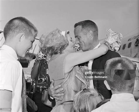 in orbit together astronaut scott carpenter and his wife rene might news photo getty images