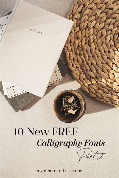10 New Free Beautiful Calligraphy Fonts Part 2 Ave Mateiu Free