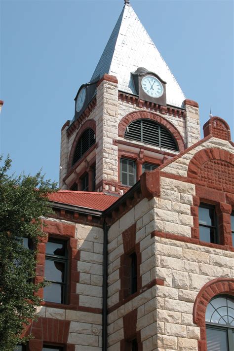 Erath County Courthouse, Stephenville. Clock tower detail - The Portal