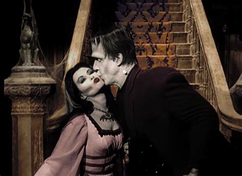 Lily And Herman In Kissing Colour The Munsters Munsters Tv Show