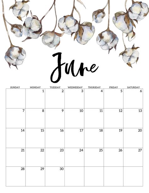 2020 Calendar Printable Free With Added Oicture