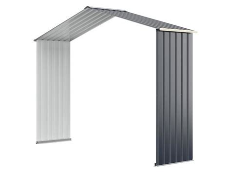 Giantex Outdoor Storage Shed Extension Kit For 91 Ft Shed Width Grey