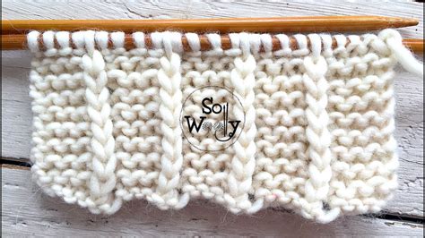 Easy Two Row Repeat Knit Stitch For Scarves And Blankets English And Continental Method So