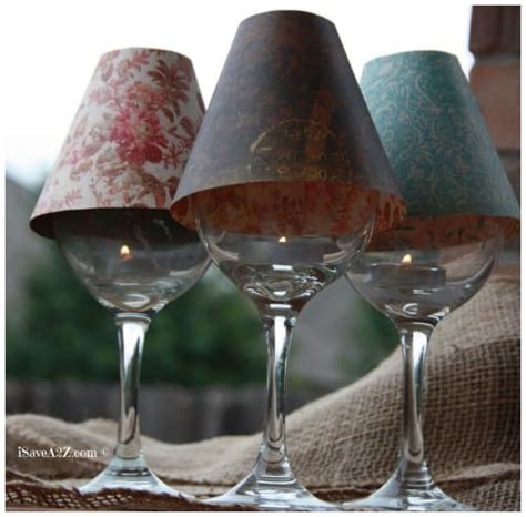 Wine Glass Lamp Shade Diy Project