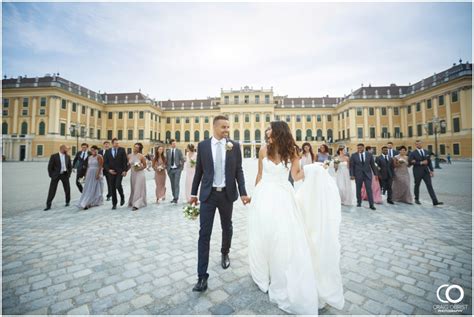 Mia Jesse Vienna Austria Schönbrunn Palace And Vineyard Wedding