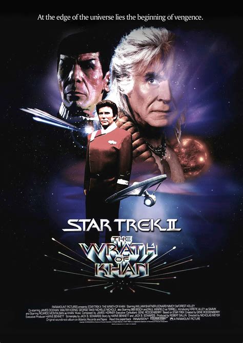 Star Trek 2 The Wrath Of Khan Retro 1982 Poster On Behance