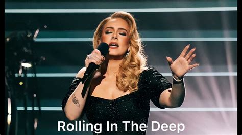 Rolling In The Deep Adele Live Youtube