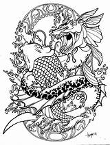 Tattoo Leviathan Fish Ramon Deviantart Coloring Designs Koi Drawings Pages Dragon Tatto Hair Style 2009 sketch template