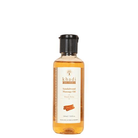 Khadi Suddha Sandalwood Massage Oil 210 Ml