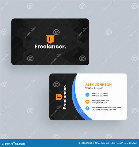 Freelance Business Card Template