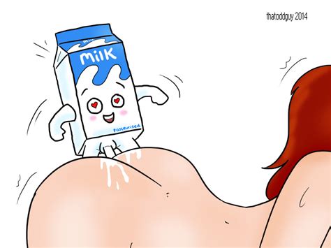 Rule 34 2014 Ass Blur Blush Female From Behind Heart Human Male Mascot Milk Milk Carton