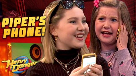 Every Time Piper Was On Her Phone 📞 Henry Danger Piper Dangerous