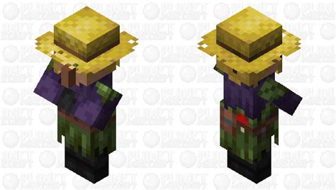 Female Farmer Swamp Villager By Allire Minecraft Mob Skin