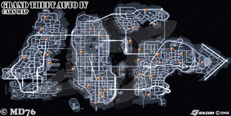 Gta Iv Car Location Map