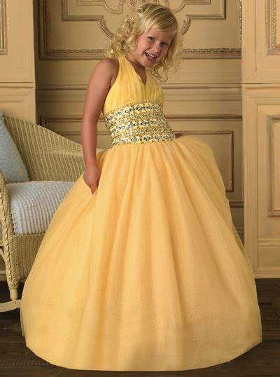 Tiffany Princess Girls Glitter Tulle Halter Pageant Dress 13222 French Novelty