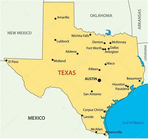 Lista 91 Imagen Mapa De Texas Con Ciudades Y Pueblos Actualizar