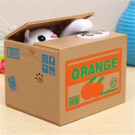 Product informationcondition 100 brand newperfect presents for children and can teach the importance of saving money.they are so the accuweather shop is bringing you great deals on lots of ebtools portable power devices including ebtools money box, piggy bank. automated itazura cat steal coin piggy bank saving money box kids toy at Banggood sold out