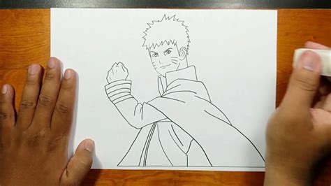 How To Draw Naruto Hokage Step By Step Youtube