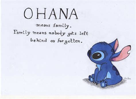 Stitch Drawing Ohana At Getdrawings Free Download