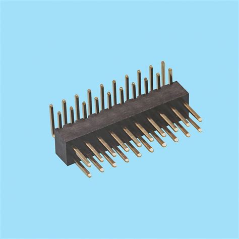 2583 Angled Pin Header Double Row Pitch 254 Mm Conectores Pcb