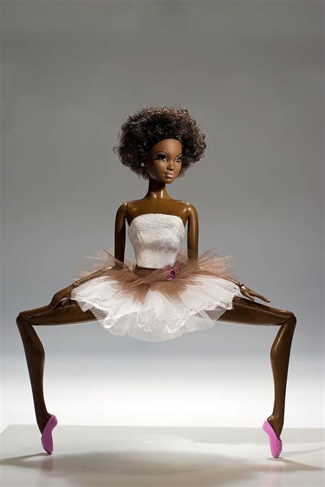 Flickr By Aneky43251 African American Ballerina Barbie Doll In Doing Plie In Second