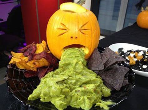 Trucs à Faire à Halloween Dans Le 78 - La citrouille vomissante de guacamole - Doctissimo | Nourriture