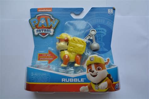 Paw Patrol Action Figure Rubble Spin Master 6022626 New Etsy
