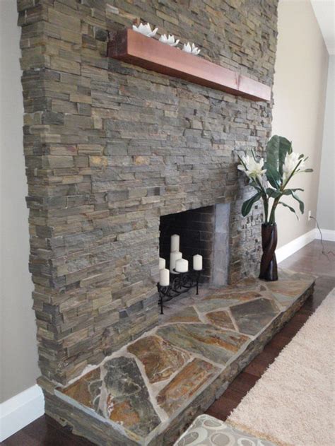 The three pieces combine to an overall if you desire raised fireplace hearth stone, we can provide a quote for matching coping. Flagstone Hearth | Houzz