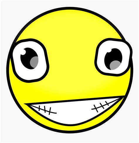 Creepy Smiley Facr Logo Hd Png Download Kindpng