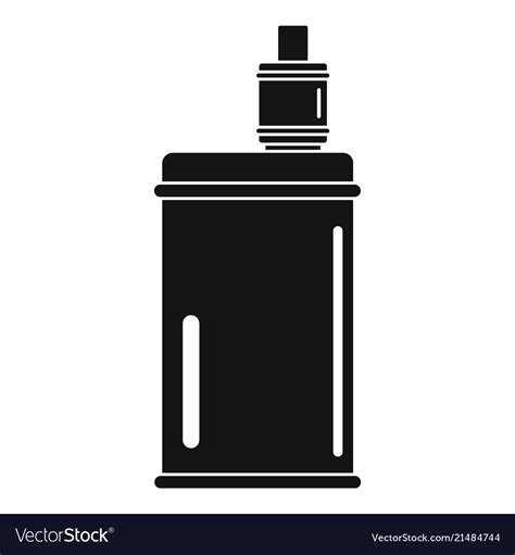 Vape Mod Icon Simple Style Royalty Free Vector Image