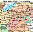 Map Of Virginia And Pennsylvania – Map Vector