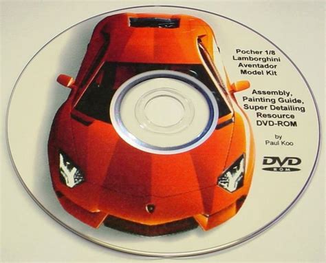 Paul Koos Dvd For Pocher 18 Kits Lamborghini Aventador Models Ww