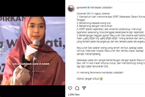 Kdrt Viral Di Medsos Twitter Ustadzah Oki Setiana Dewi Santai Sambal Baca Doa Ini Berita Jowo