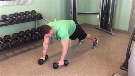 Dumbbell Walkout To Plank Rows Youtube
